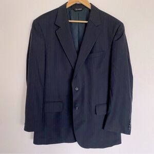 Jos. A. Bank Navy Pinstripe Classic Single-Breasted Blazer